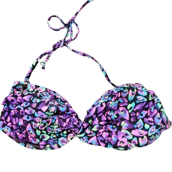 INMOCEAN Arizona Pink Multi Leopard Bikini Swimsuit Swim XL Medium - Picture 2 of 8